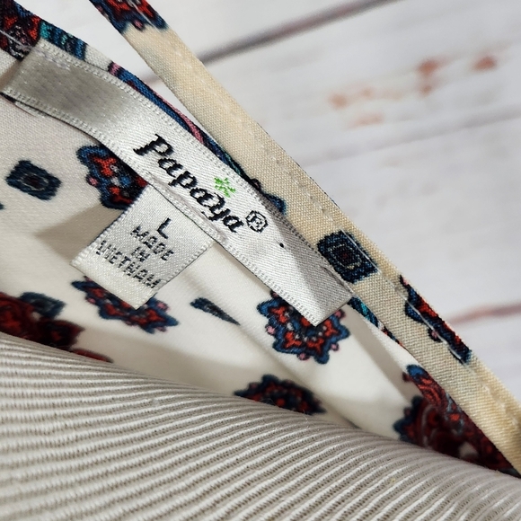 PAPAYA Bohemian Paisley Print Romper (L) - Picture 4 of 5